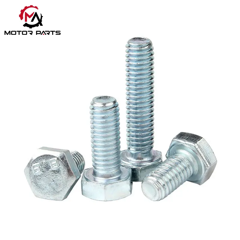 ເຫຼັກກາກບອນ Galvanized M8-M14 Hexagon Bolt